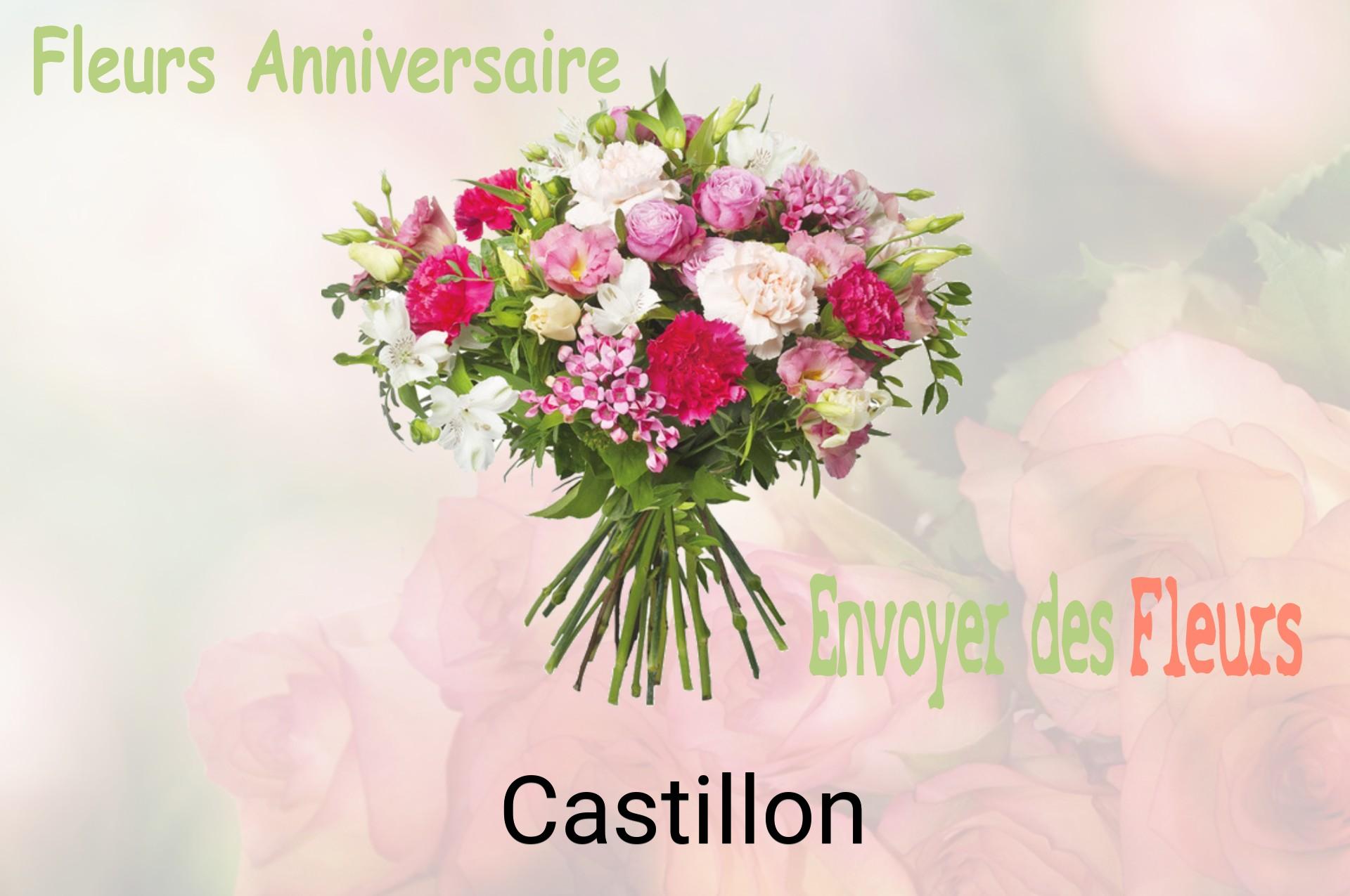 Bouquet de fleurs d’anniversaire livré à Castillon